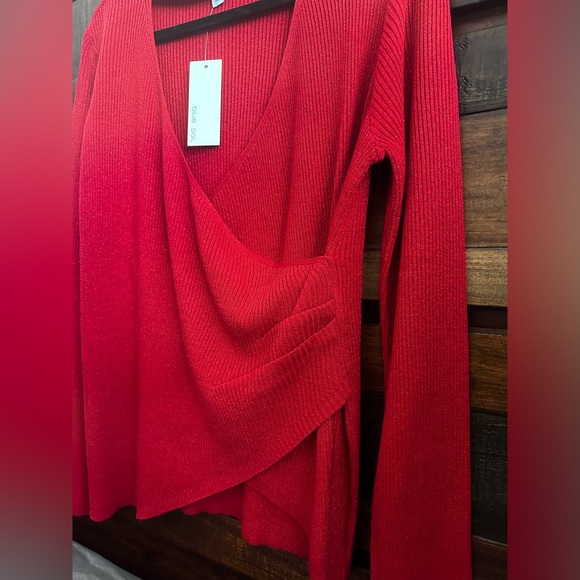 NWT Blue Sol Plus Size Metallic Sweater - Picture 4 of 4